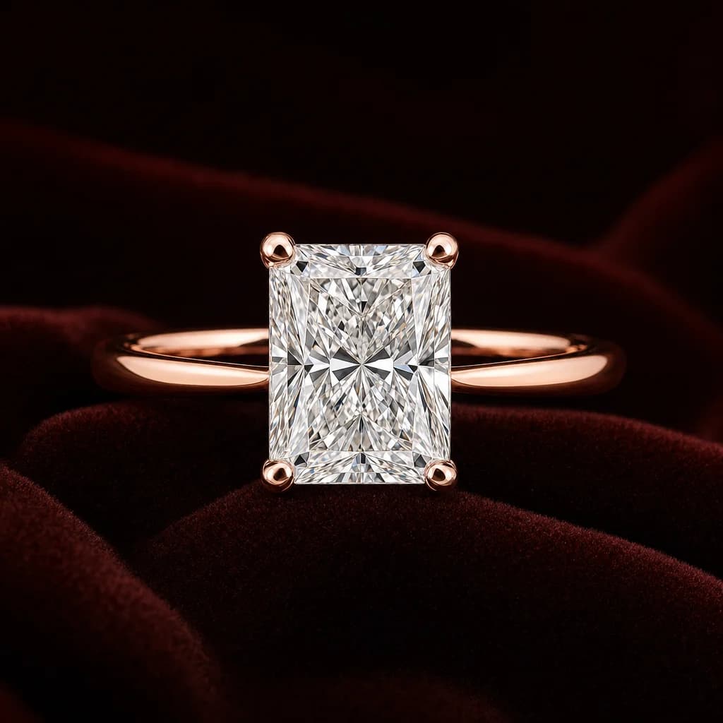 Pear Shape Diamond Solitaire Ring 4