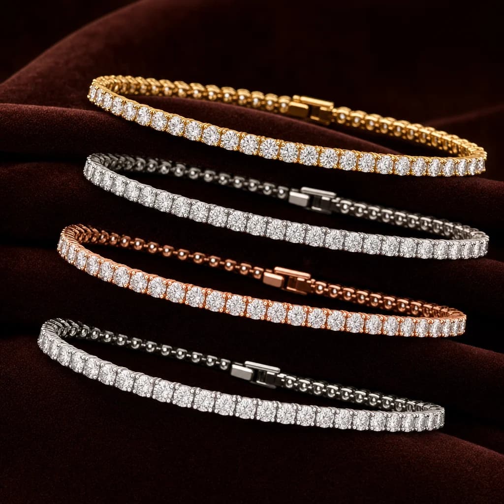 Lab-Grown Diamond Tennis Necklace 3