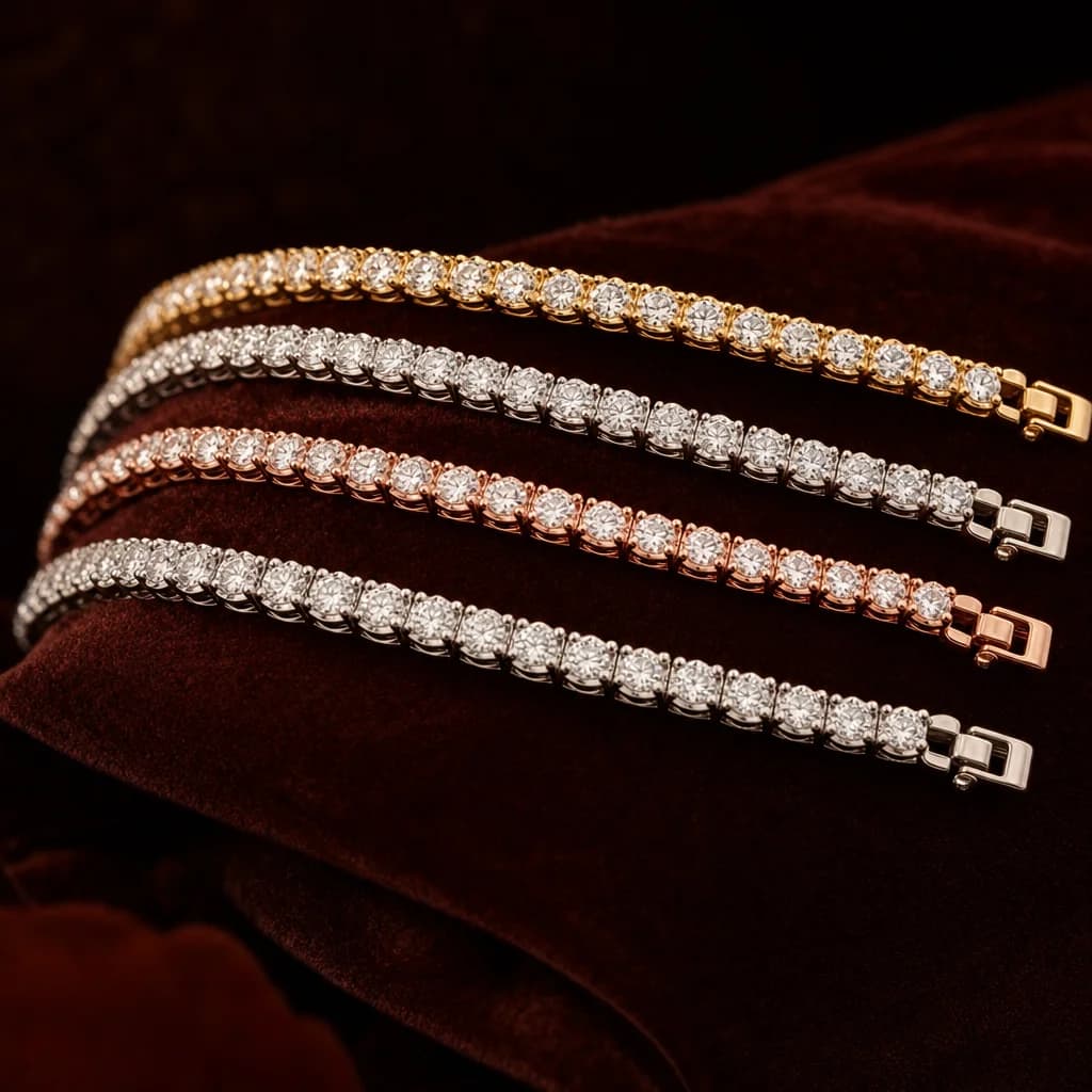 Lab-Grown Diamond Tennis Necklace 4