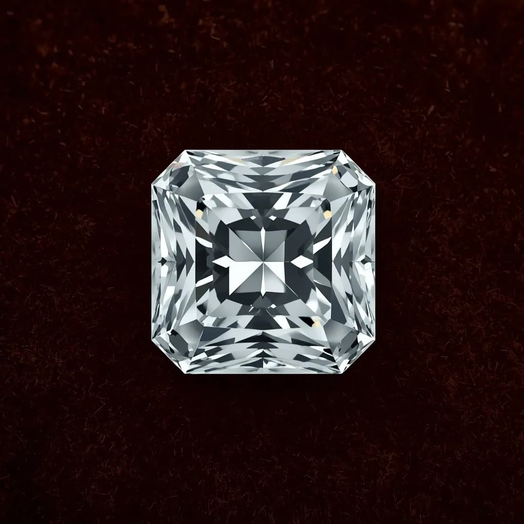 Emerald lab-grown diamond shape IGI certified