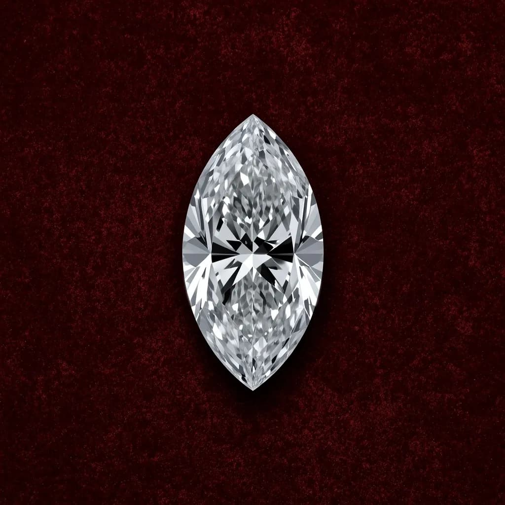 Marquise lab-grown diamond shape IGI certified