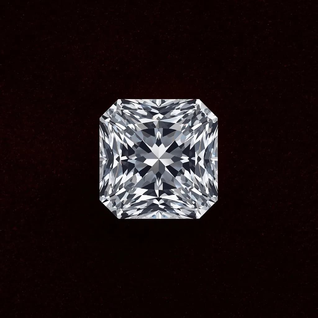 Radiant lab-grown diamond shape IGI certified